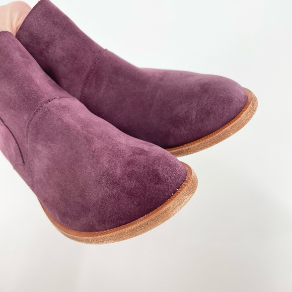 Kork-Ease Womens Ryder Ankle Suede Boots Block Heels Zipper Size 7 worn once - Picture 6 of 8